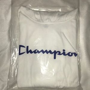 Champion White Hoodie